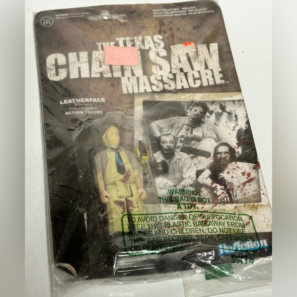 Reaction The Texas Chain Saw Massacre Leatherface 3 3/4" action figure